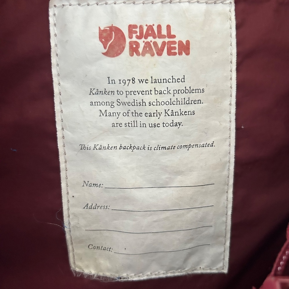 Fjallraven backpack - Picture 4 of 5